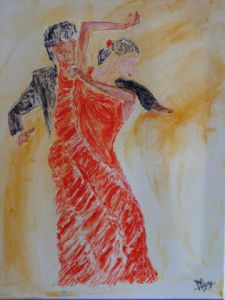 Voir le détail de cette oeuvre: Couple flamenco